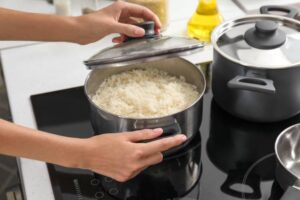 Cooking Rice in a Pot